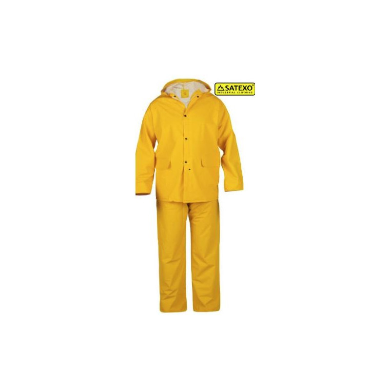 Ensemble De Pluie PVC PES Jaune