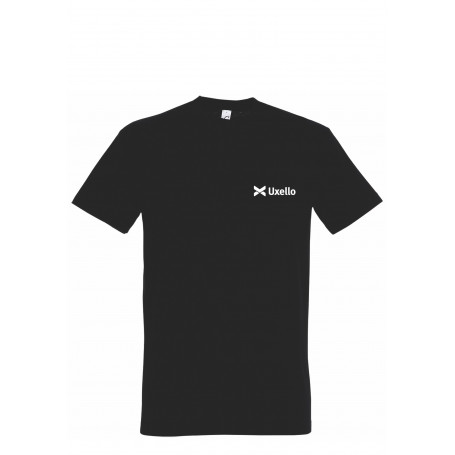 Tee shirt noir manches courtes