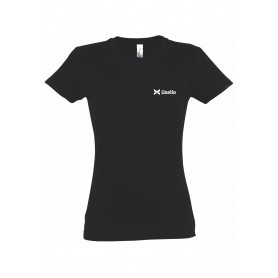 Tee-shirt femme manches courtes noir