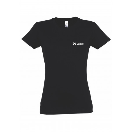 Tee-shirt femme manches courtes noir